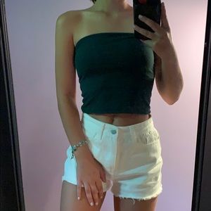 Forest Green Tube Top